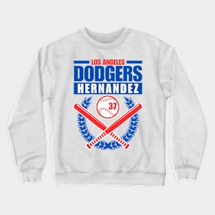 LA Dodgers Hernandez 37 Baseball Crewneck Sweatshirt